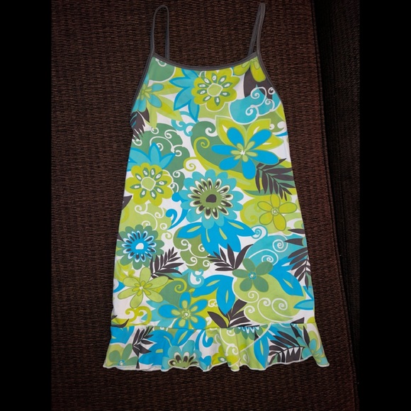 Floral Print Sun Dress by Banana Moon - size 14 - Picture 1 of 4